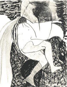 Des Bêtes" Taiteilijakirja 3, 2018 (litografia)