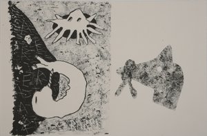 viimeinen x, 2009 (litografia) tekijältä Matthew Hilton