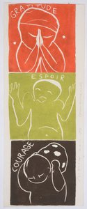 motto one, 2006 (linoleikkaus)