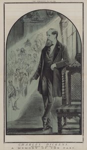 Charles Dickens (väri litho) tekijältä Matthew