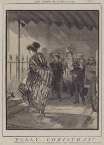 Leppoisaa joulua! (väri litho) tekijältä Matthew
