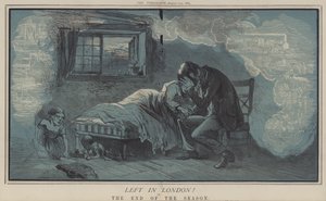Jäi Lontooseen! tai, kauden loppu (väri litho) tekijältä Matthew