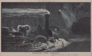 Joutumassa vaaraan! (väri litho) tekijältä Matthew