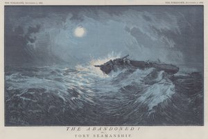 Hylätyt! tai, Tory Seamanship (väri litho) tekijältä Matthew