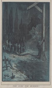 Lääke murhaan! tai, Justice Cling to the Gallows (väri litho) tekijältä Matthew