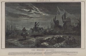Moderni Quijote! (väri litho) tekijältä Matthew