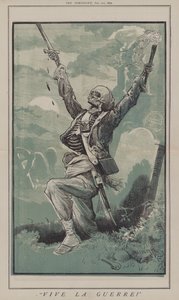 Eläköön sota! (väri litho) tekijältä Matthew
