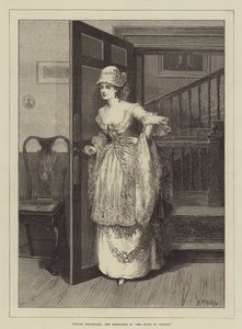 Private Theatricals, neiti Hardcastle elokuvassa She Stoops to Conquer (Hän pyrkii valloittamaan).