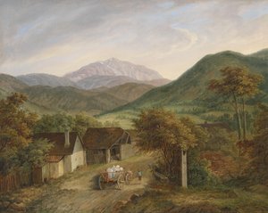 Matthias Rudolf Toma Näkymä Schneebergille 1860