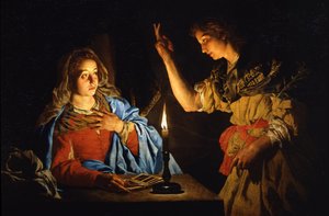 Ilmoitus, 1600-luvun alku. tekijältä Matthias Stomer