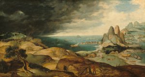 Pyhän Katariinan marttyyrikuolema, n. 1540 tekijältä Matthijs Cock