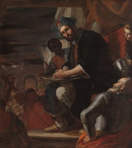 Pilatus pesee kätensä, 1663. tekijältä Mattia Preti
