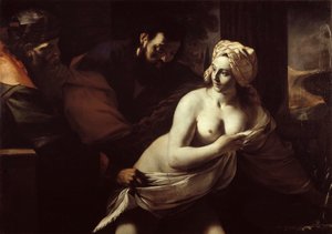 Susanna i els vells, 1600. finlandès tekijältä Mattia Preti