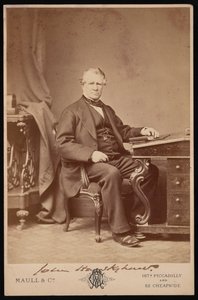 John Hawkshawin muotokuva 1811-1891, ennen vuotta 1876.
