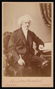 Sir John Frederick William Herschelin muotokuva 1792-1871, ennen vuotta 1871.