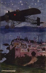 Vierailu Bagdadiin: Matka (väri litho)