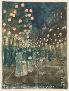 Bastilian päivä tekijältä Maurice Brazil Prendergast