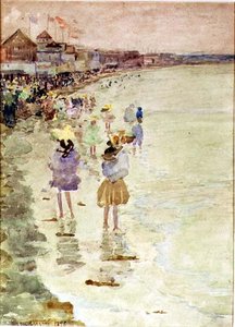 Crescent Beach tekijältä Maurice Brazil Prendergast