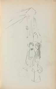 Italialainen luonnoskirja: Kuvat sivu 128, 1898-1899. tekijältä Maurice Brazil Prendergast