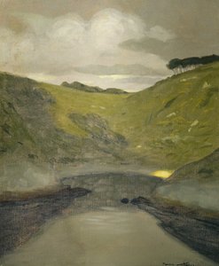 Maisema (öljy kankaalle)