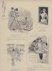Kuvitus Paris Brillantille (väri litho) tekijältä Maurice Charles Mathieu Bonvoisin