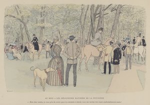 Kuvitus Paris Brillantille (väri litho) tekijältä Maurice Charles Mathieu Bonvoisin