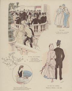 Kuvitus Paris Brillantille (väri litho)