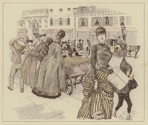 Kuvitus Paris Brillantille (väri litho) tekijältä Maurice Charles Mathieu Bonvoisin