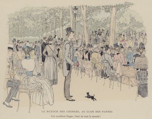 Kuvitus Paris Brillantille (väri litho) tekijältä Maurice Charles Mathieu Bonvoisin