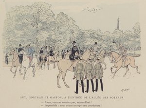 Kuvitus Paris Brilliantille (väri litho) tekijältä Maurice Charles Mathieu Bonvoisin