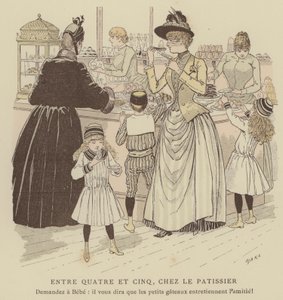 Kuvitus Paris Brilliantille (väri litho) tekijältä Maurice Charles Mathieu Bonvoisin