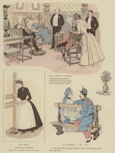 Kuvitus Paris Brillantille (väri litho) tekijältä Maurice Charles Mathieu Bonvoisin