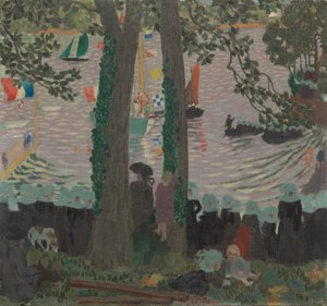 Jahdin siunaaminen Bélonjoella tekijältä Maurice Denis