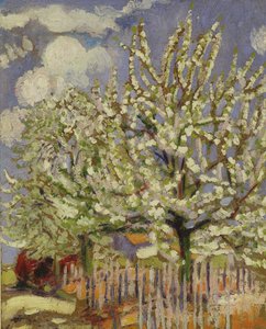Kukkivat puut, 1908 (paneeli) tekijältä Maurice Denis