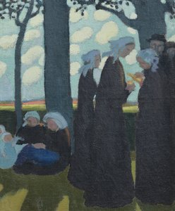 Ilta Binicin lähellä, noin 1895 tekijältä Maurice Denis