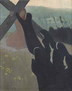 Golgata tai nousu Golgatalle, 1889. tekijältä Maurice Denis