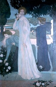 Yvonne Lerollen muotokuva, 1897 tekijältä Maurice Denis