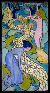 Maurice Denisin (1870-1943) Naiset purolla 1894 (huile sur toile) tekijältä Maurice Denis