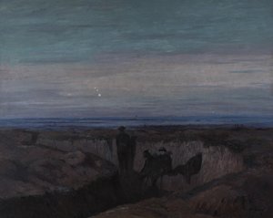 Aamunkoitto Ousen kaivannossa, 1918