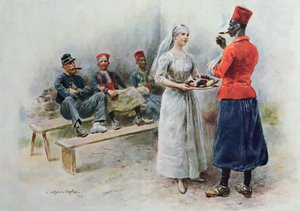 Zouavien ja sotilaiden suosikkihoitaja ensimmäisen maailmansodan aikana, 1915