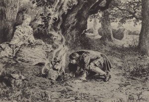 Kuvitus kirjaan VI Jean-Jacques Rousseaun tunnustuksista (kaiverrus) tekijältä Maurice Leloir