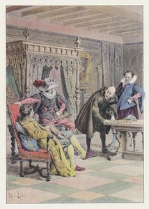 Kuvitus Gil Blasille (väri litho) tekijältä Maurice Leloir