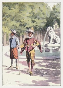 Kuvitus Gil Blasille (väri litho) tekijältä Maurice Leloir