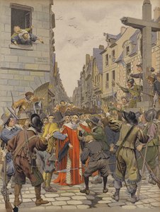 Journee des Barricades, Mathieu Mole Croix du Trahoirilla tekijältä Maurice Leloir