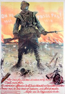 He eivät läpäise! 1914-1918, 1918 tekijältä Maurice Neumont