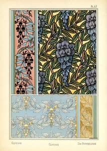 The Glycine (väri litho) tekijältä Maurice Pillard Verneuil