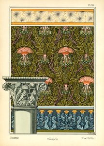 Thistle (väri litho) tekijältä Maurice Pillard Verneuil