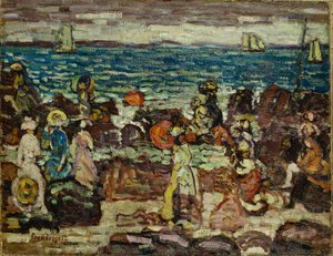 Ein dunkler Tag tekijältä Maurice Prendergast