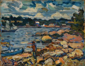 Brooksville, Maine (joki ja kalliot)