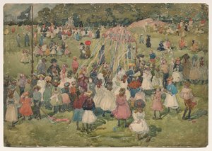 Vappu, Keskuspuisto tekijältä Maurice Brazil Prendergast